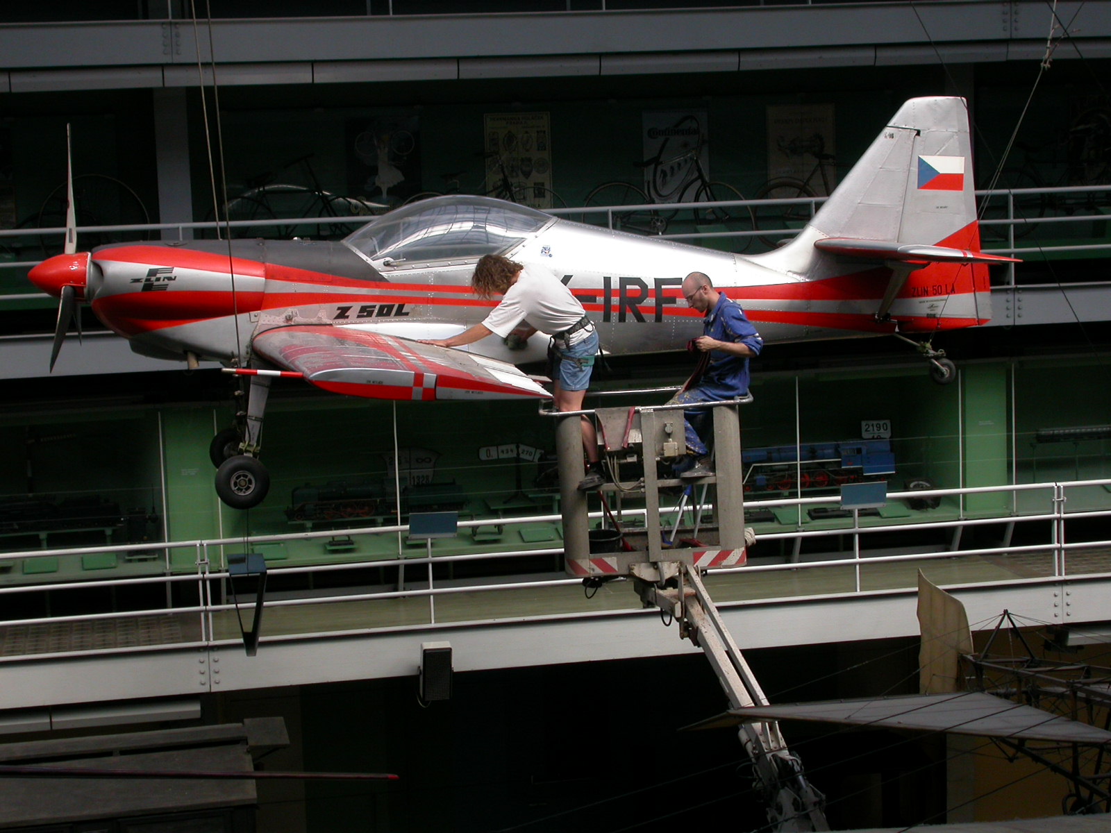 12. Čištění letadel v Národním technickém muzeu jsme dělali mnoho let