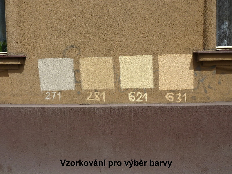 6. Libická - vzorkování pro výběr barvy